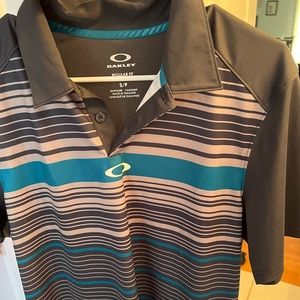 Oakley apparel men's polo golf shirt.
